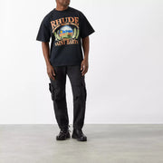 Rhude Saint Barts Beach Chair Logo T-Shirt in Black