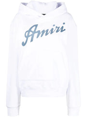 Amiri California Hawaiian Hoodie in White