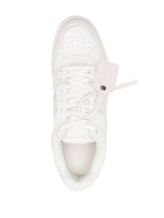 Off-White Out of Office Leather Sartorial Stitched Trainers in Coconut White