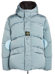 Stone Island Nylon Metal Reversible Padded Coat in Sky Blue