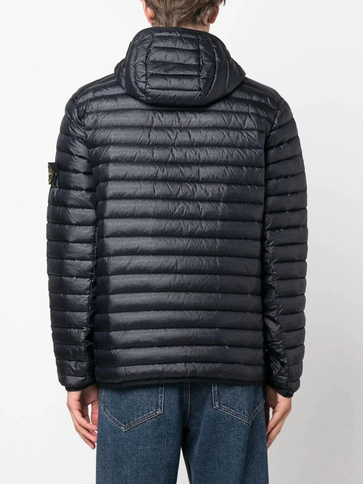 Stone Island Compass Patch Logo Packable Jacket in Navy