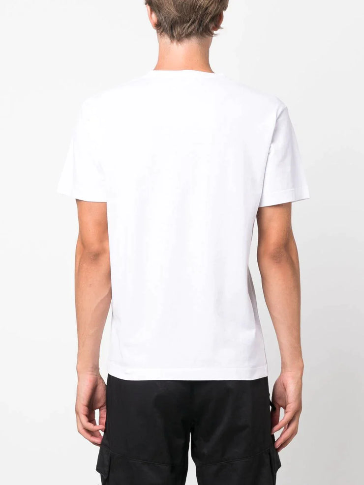 Stone Island Stamp One logo print T-Shirt in White