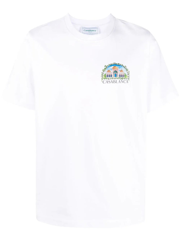 Casablanca Vue De Damas T-shirt White