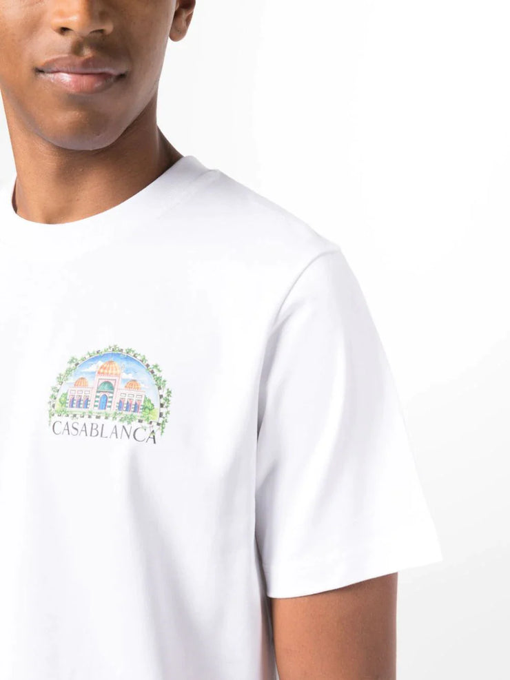 Casablanca Vue De Damas T-shirt White