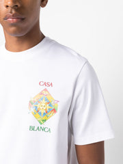 Casablanca Les Elements Cotton T-shirt White