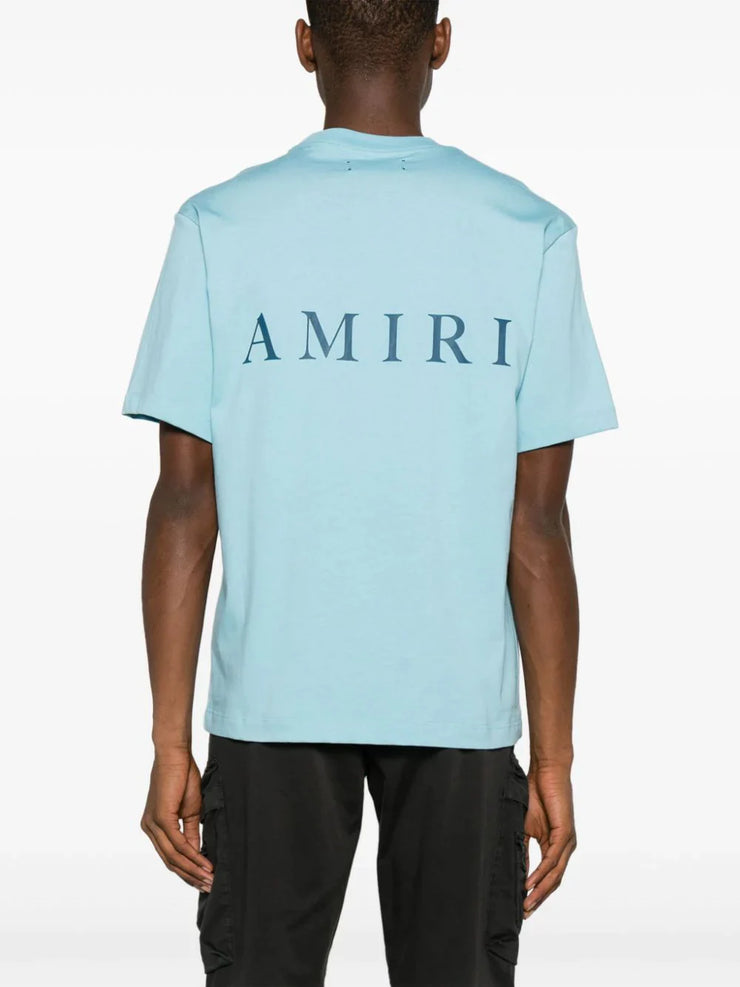 Amiri MA Core Logo printed T-Shirt in Air Blue