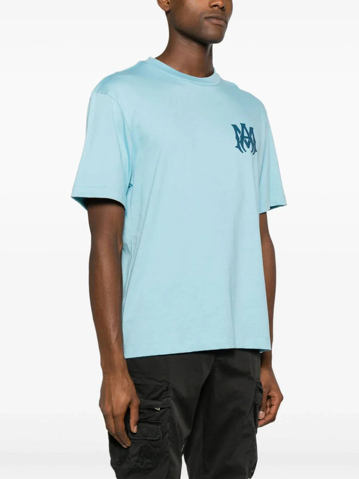 Amiri MA Core Logo printed T-Shirt in Air Blue