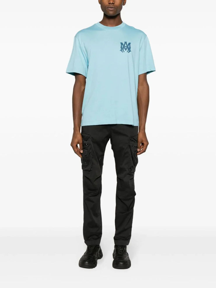 Amiri MA Core Logo printed T-Shirt in Air Blue