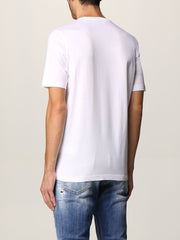 Dsquared2 Cotton T-shirt with Icon Logo in White