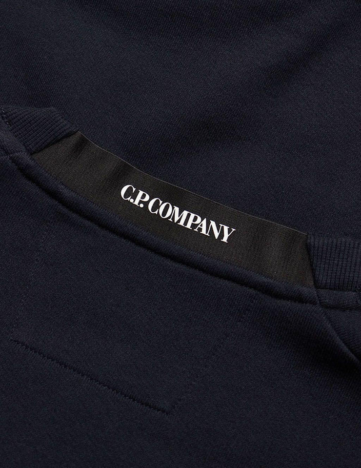 C.P. Company Sweatshirt & Diagonal Joggers Tracksuit in Total Eclipse Navy