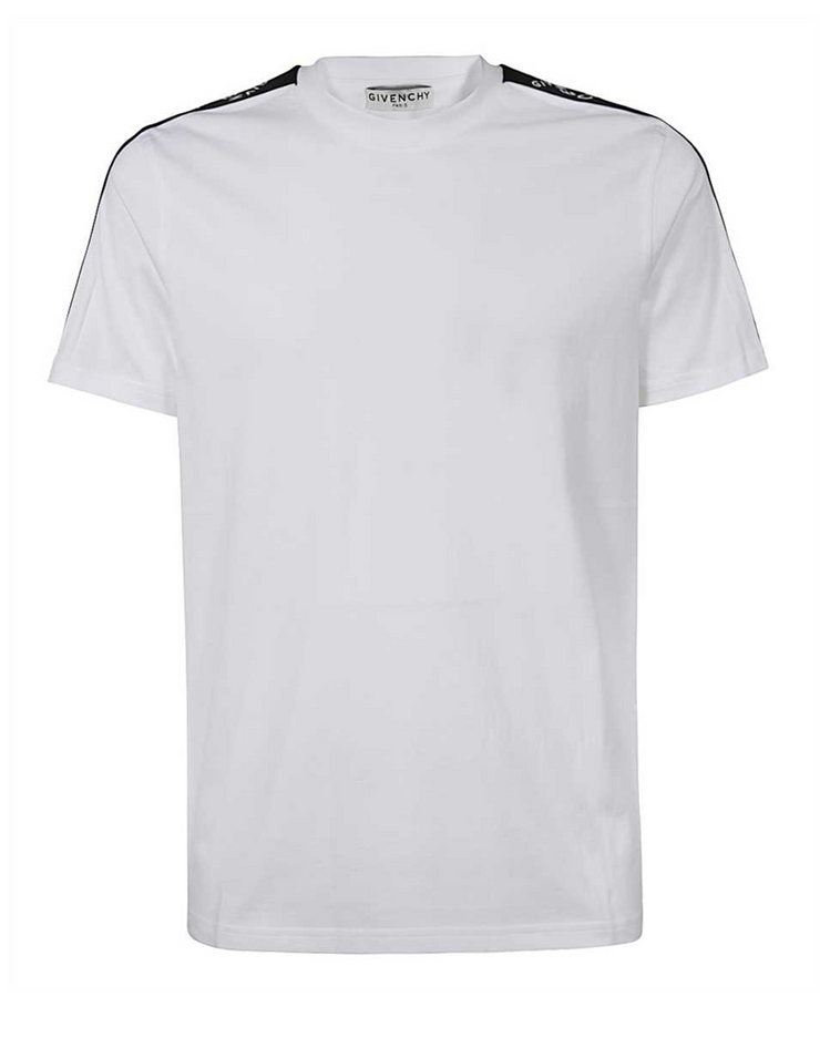 Givenchy Refracted Sleeve Logo T-Shirt in White