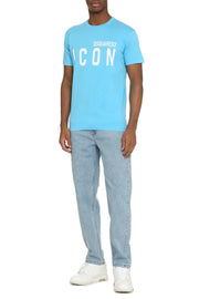 Dsquared2 Icon Printed T-Shirt in Blue