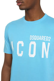 Dsquared2 Icon Printed T-Shirt in Blue