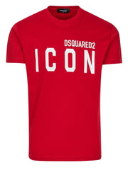 Dsquared2 Icon Printed T-shirt in Red