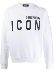 Dsquared2 ICON Sweatshirt and Short Set in White