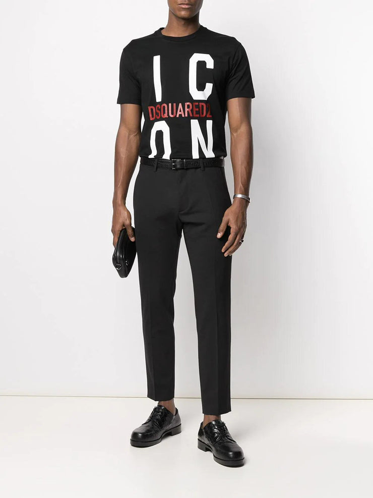 Dsquared2 Icon Crew-neck T-shirt in Black