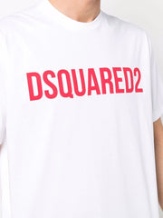 Dsquared2 Slouch Logo-print T-shirt in White