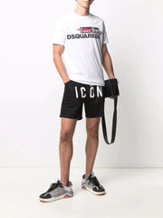 Dsquared2 Caten Bros Logo T-shirt in White