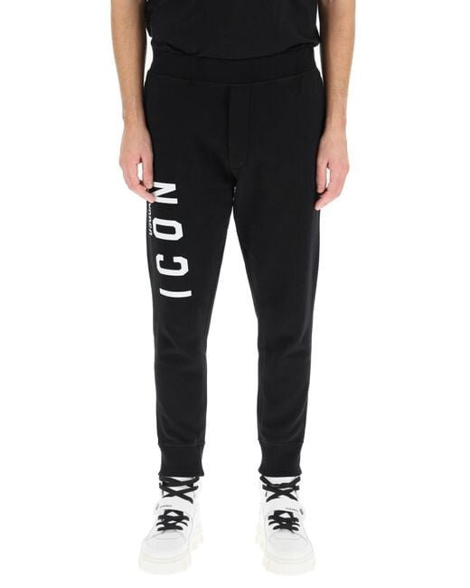 Dsquared2 Icon Jogging Bottoms Black