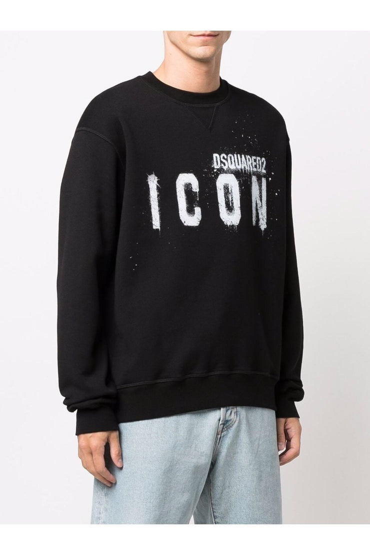 Dsquared2 Icon Spray Sweatshirt Black