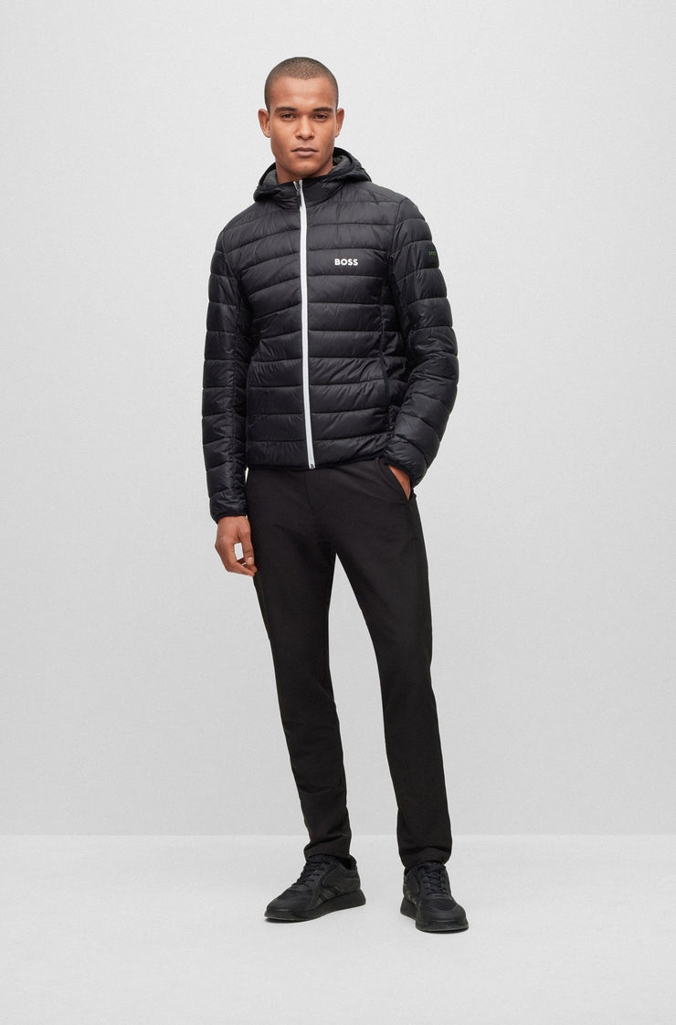 Hugo Boss Water-repellent Puffer Jacket Black