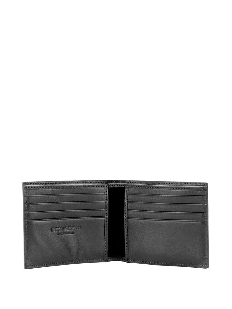 Dsquared2 Mirror Logo Bi-fold Wallet Black