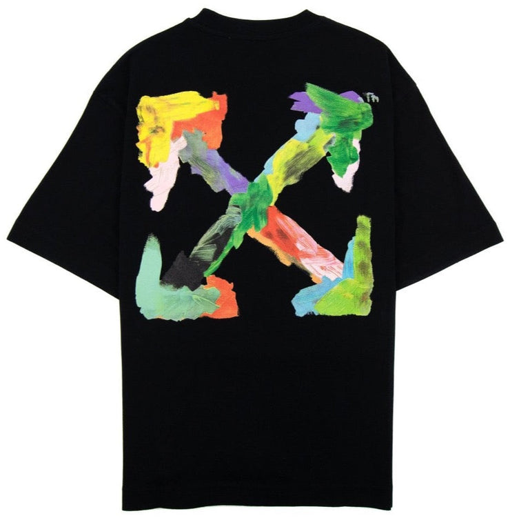 Off-White Brush Arrows Printed logo Skate fit T-Shirt in Black