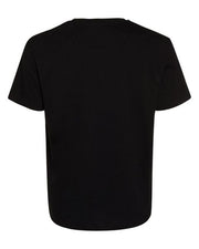 Valentino Black Logo Print Cotton Jersey T-shirt